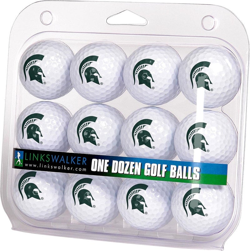 Collegiate Golf Balls 12 Ball Gift Pack Regulation Size 2-Piece Balls